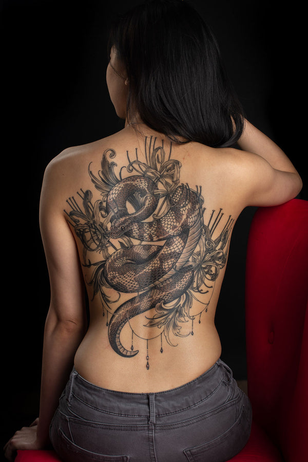 Snake and Flower