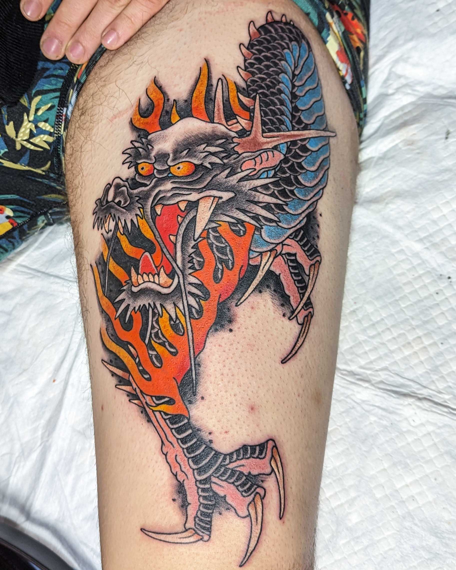 Dragon tattoo reference 3