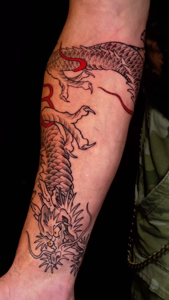 Dragon tattoo reference 6