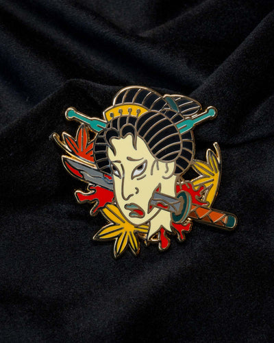 Immovable Enamel Pin Set (Full Collection of 12) by 46 Tattoo in Toronto