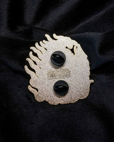 Fudō Myōō Enamel Pin by 46 Tattoo in Toronto