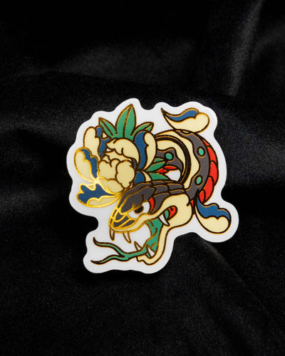 Immovable Vinyl Sticker Set (Full Collection of 12) by 46 Tattoo in Toronto