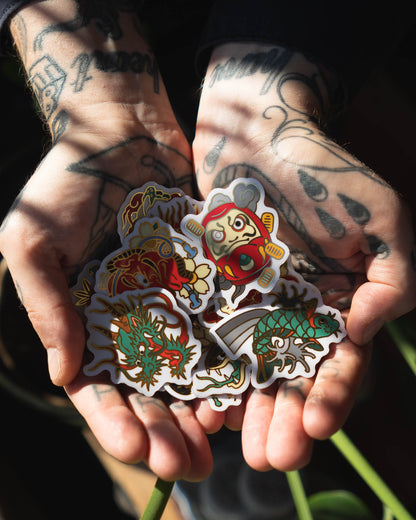 Immovable Vinyl Sticker Set (Full Collection of 12)