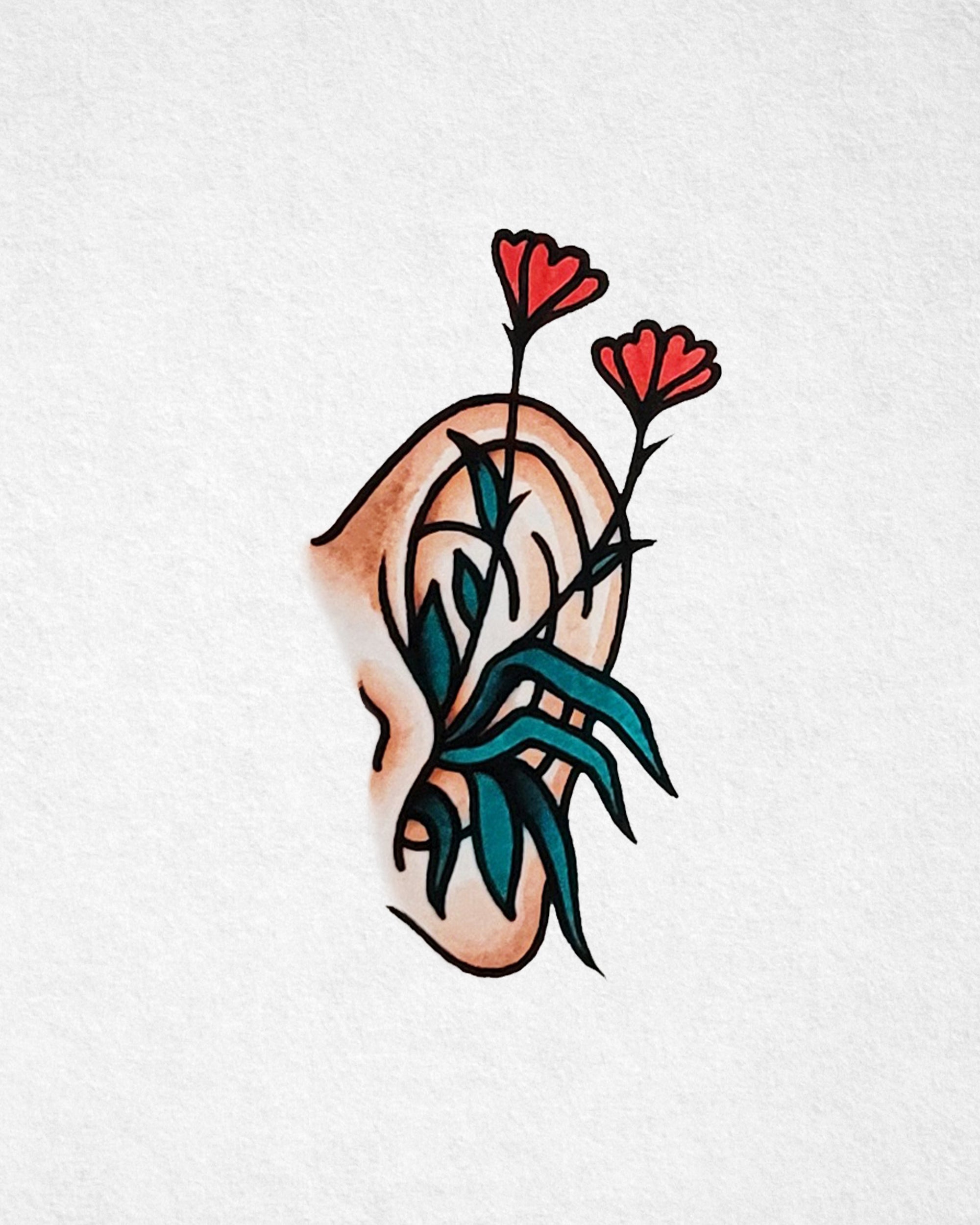 Floral Ear