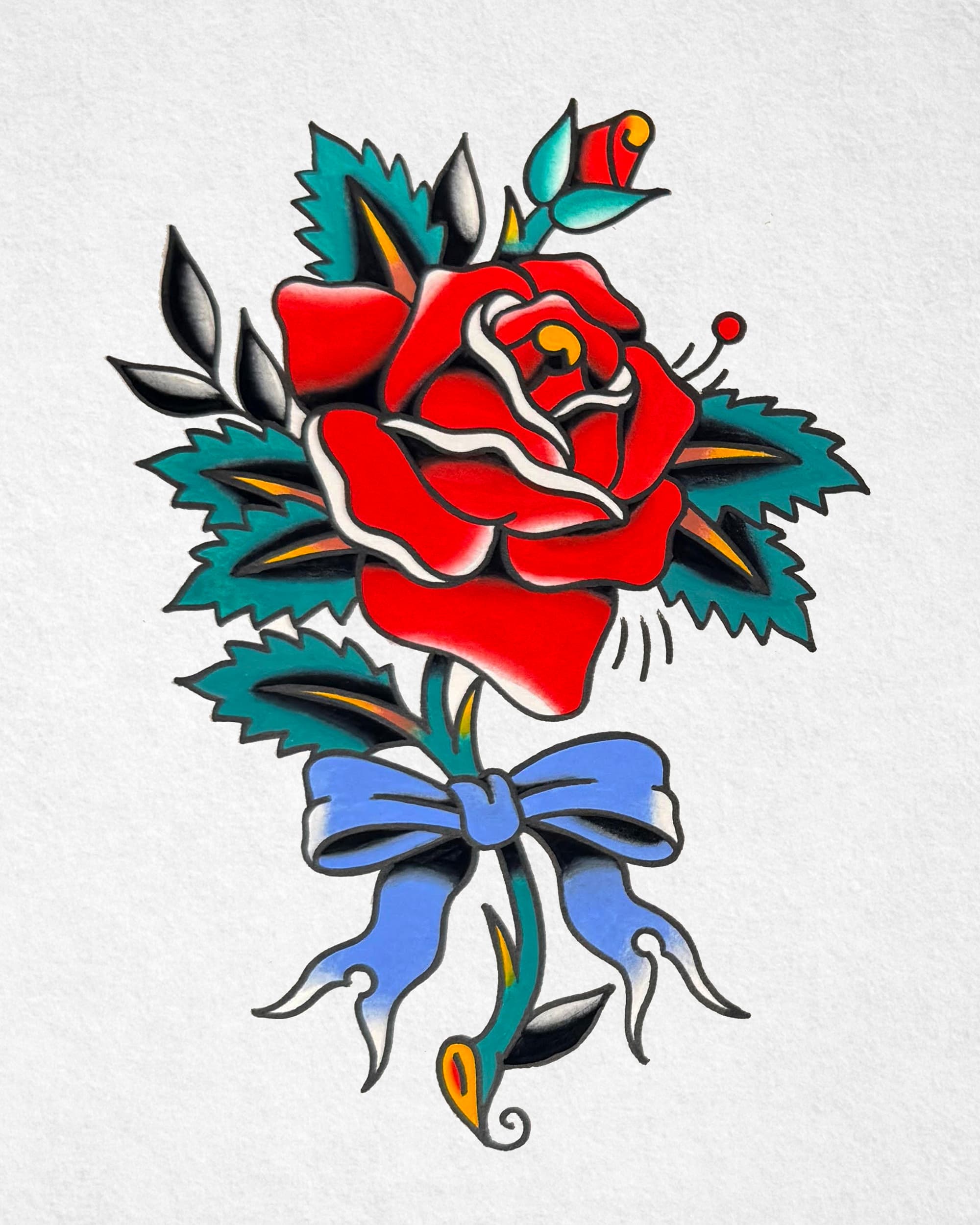 Ribbon Rose