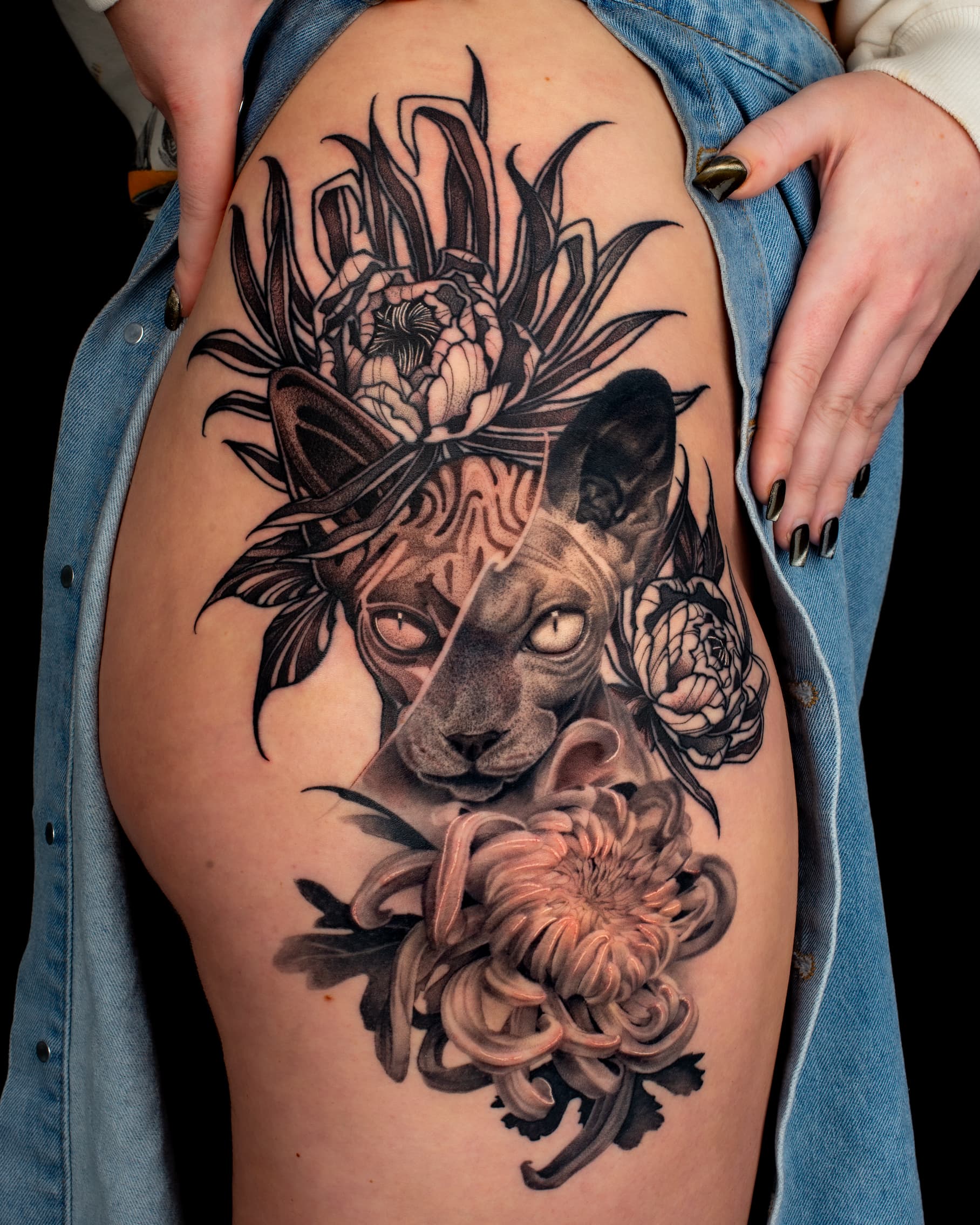 Cat tattoo reference 1