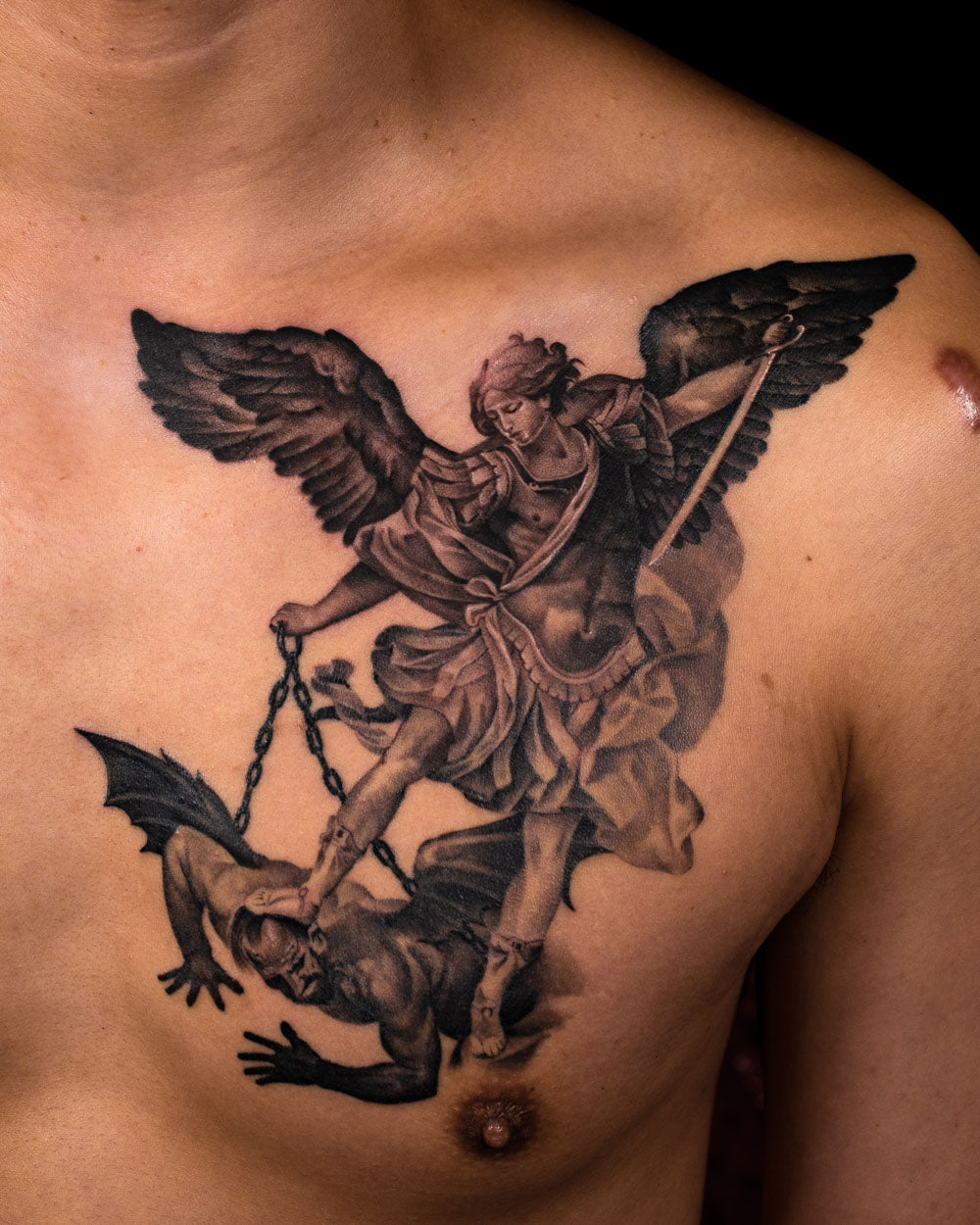 Angel tattoo reference 1