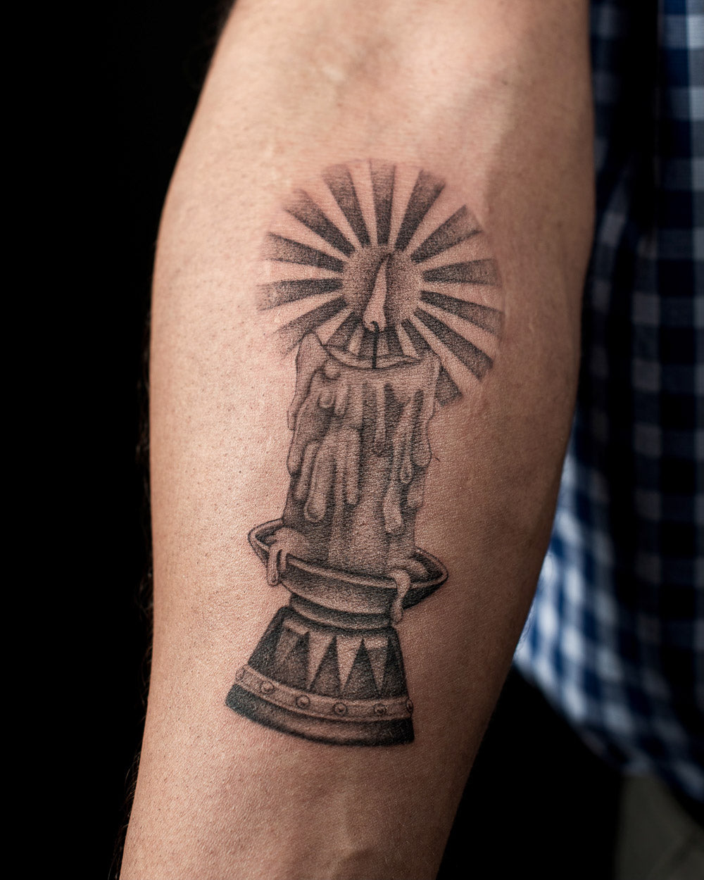 Candle tattoo reference 2