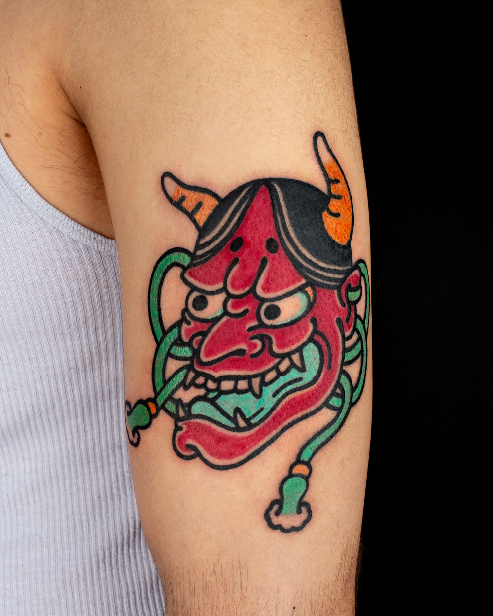 Hannya Mask tattoo reference 2