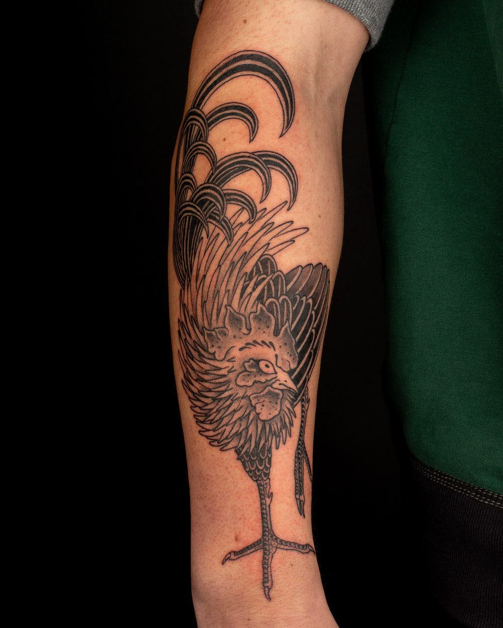 Japanese Rooster tattoo reference 1