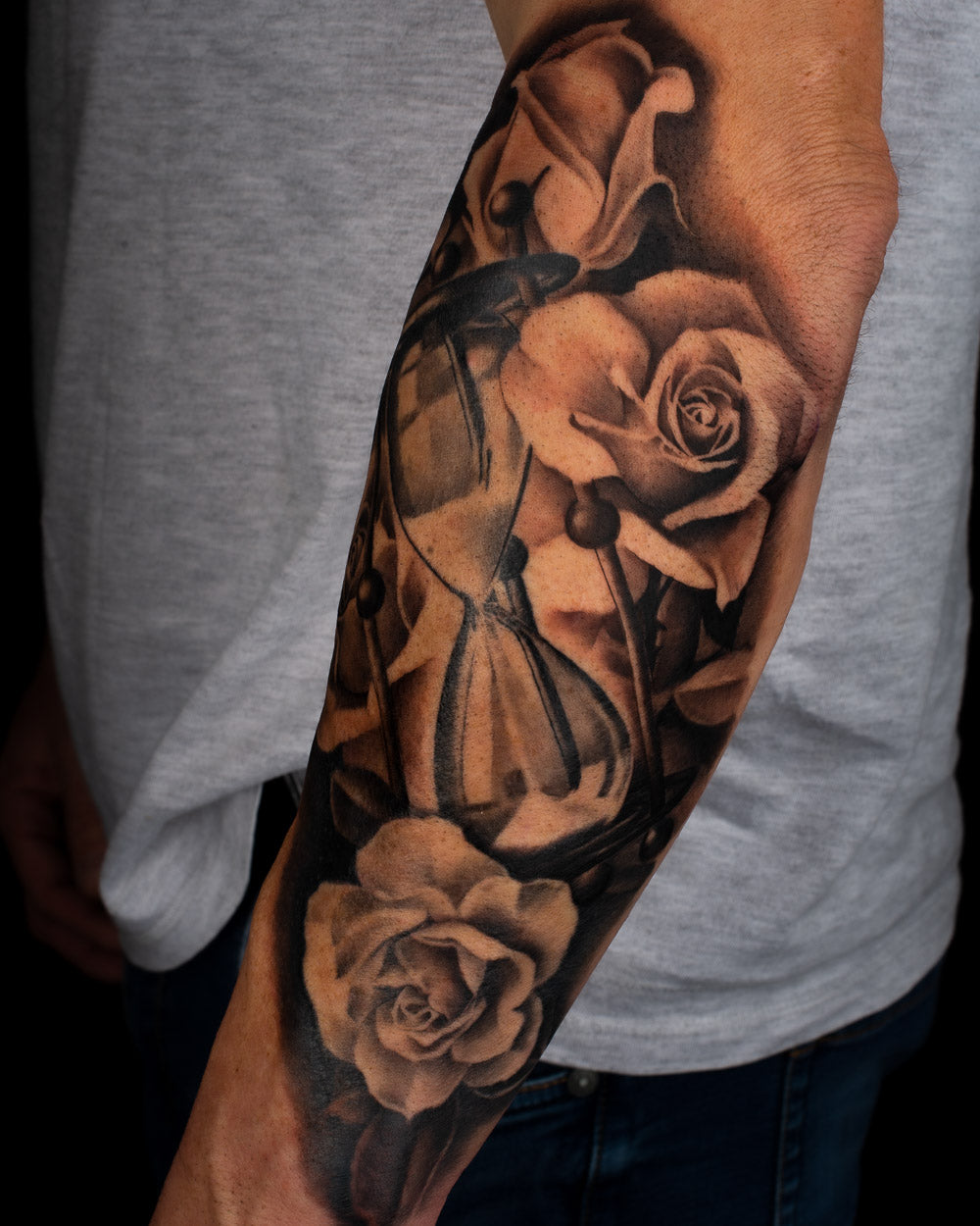 Floral Sleeve tattoo reference 2