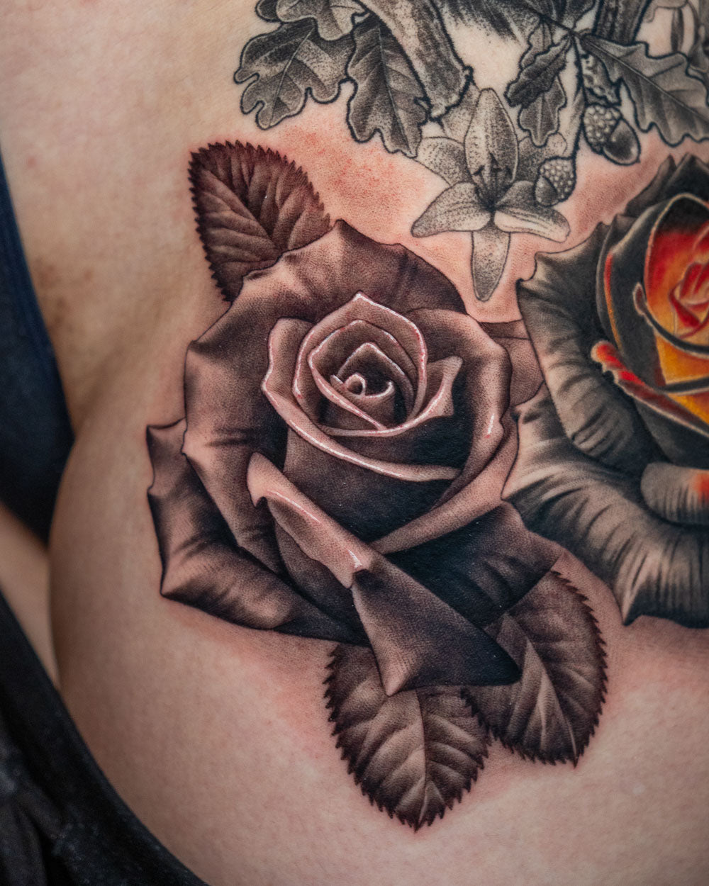 Leaf tattoo reference 3